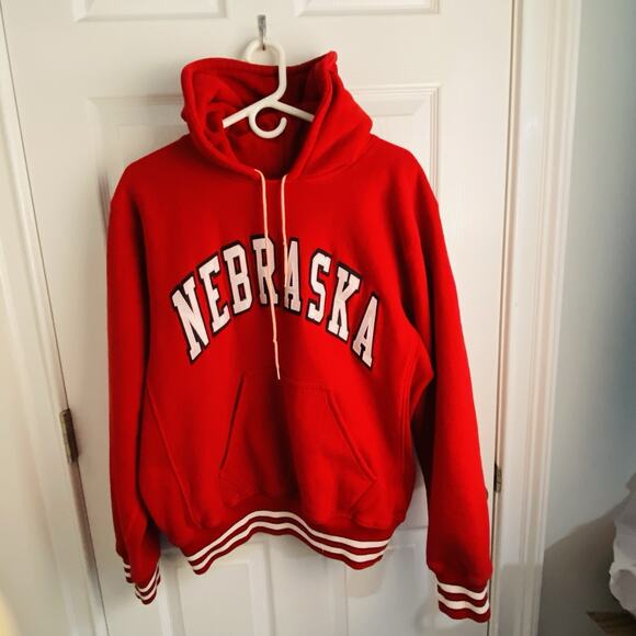 Gem Other - Vintage Y2K Hoodie University of Nebraska Huskers College Mens Size XL varsity